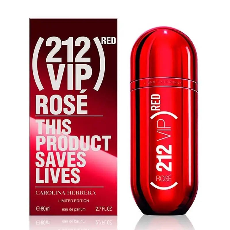 212 Vip Rosé Red By Carolina Herrera For Women 2.7 oz EDP Spray - perfumesandrea