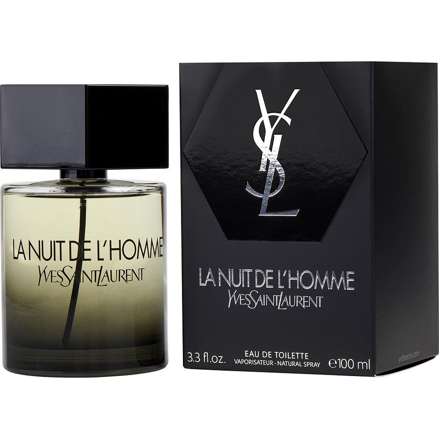 YSL La Nuit De L'Homme For Men 3.3 oz Eau De Toilette Spray