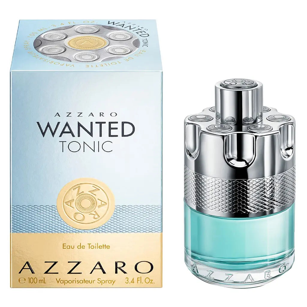 Azzaro Wanted Tonic For Men 3.4 oz Eau De Toilette Spray - perfumesandrea