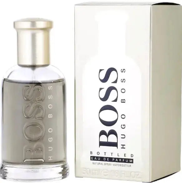 Boss Grey by Hugo Boss for Men 1.6oz EDP perfume bottle and box detail