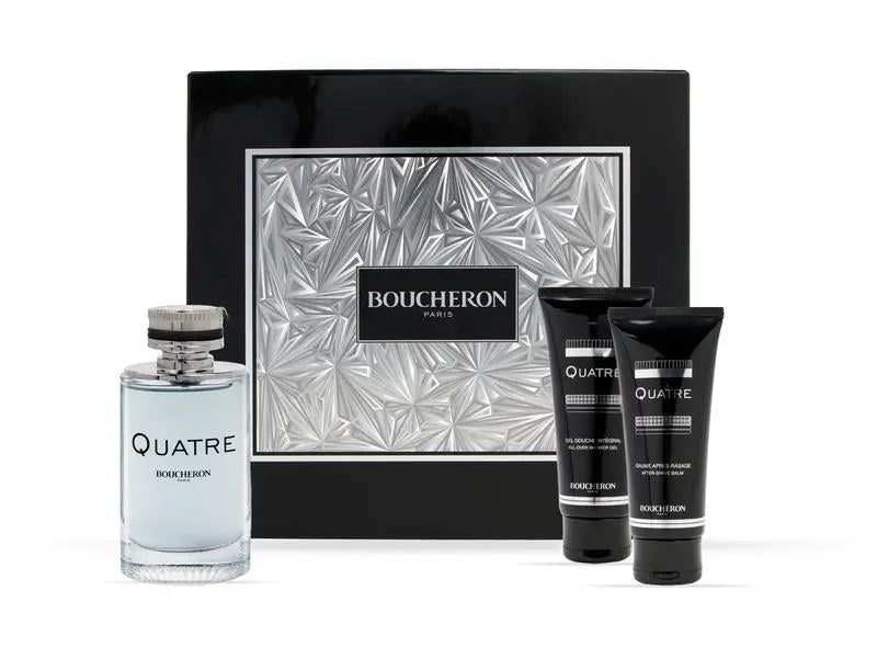 Boucheron Quatre Set 3p 3.4 oz M Spray - perfumesandrea