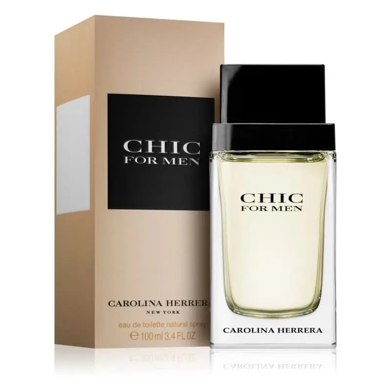 Chic For Men By Carolina Herrera 3.4 oz EDT Spray - perfumesandrea