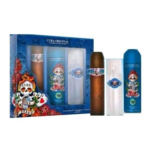 Cuba Wild Heart Set 3p 4.2 oz M Spray - perfumesandrea