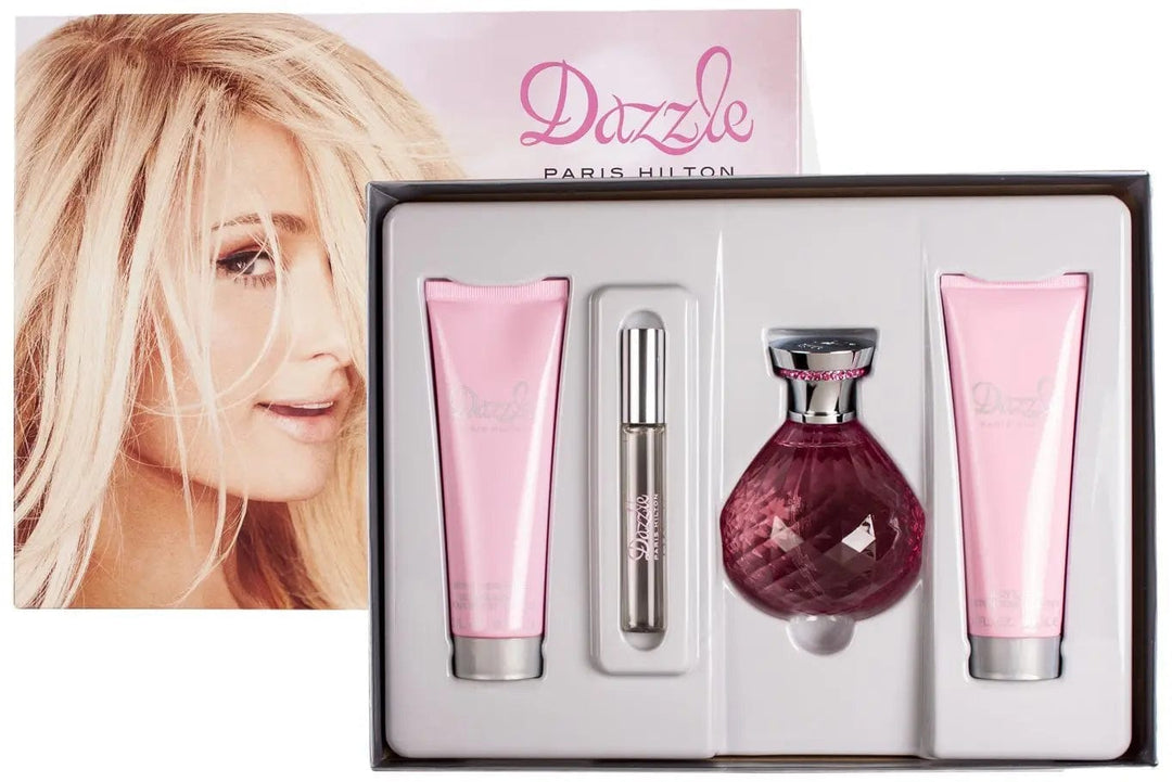 Dazzle Paris Hilton Set 4p 4.2 oz W Spray - perfumesandrea