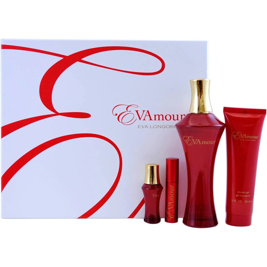 Evamour By Eva Longoria Set  3.4oz 4pc Set EDP Women