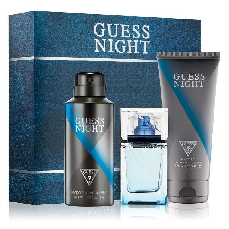 Guess Night Set 3p 3.4 oz M EDT Spray - perfumesandrea