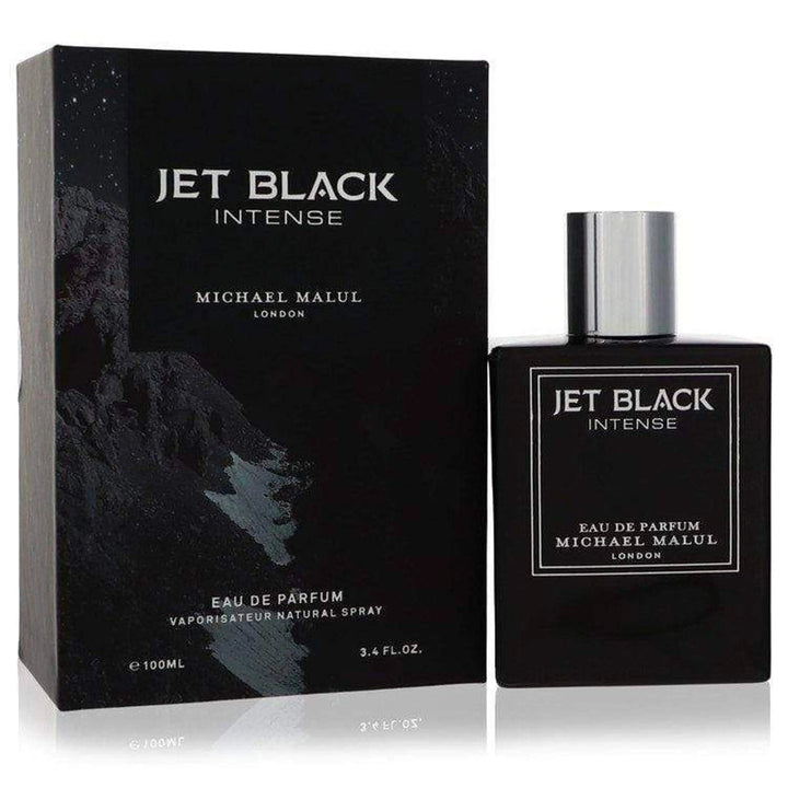 Jet Black Intense by Michael Malul For Men 3.4 oz Eau de Parfum Spray - perfumesandrea