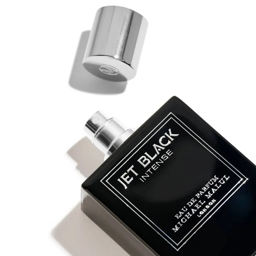 Jet Black Intense by Michael Malul For Men 3.4 oz Eau de Parfum Spray - perfumesandrea