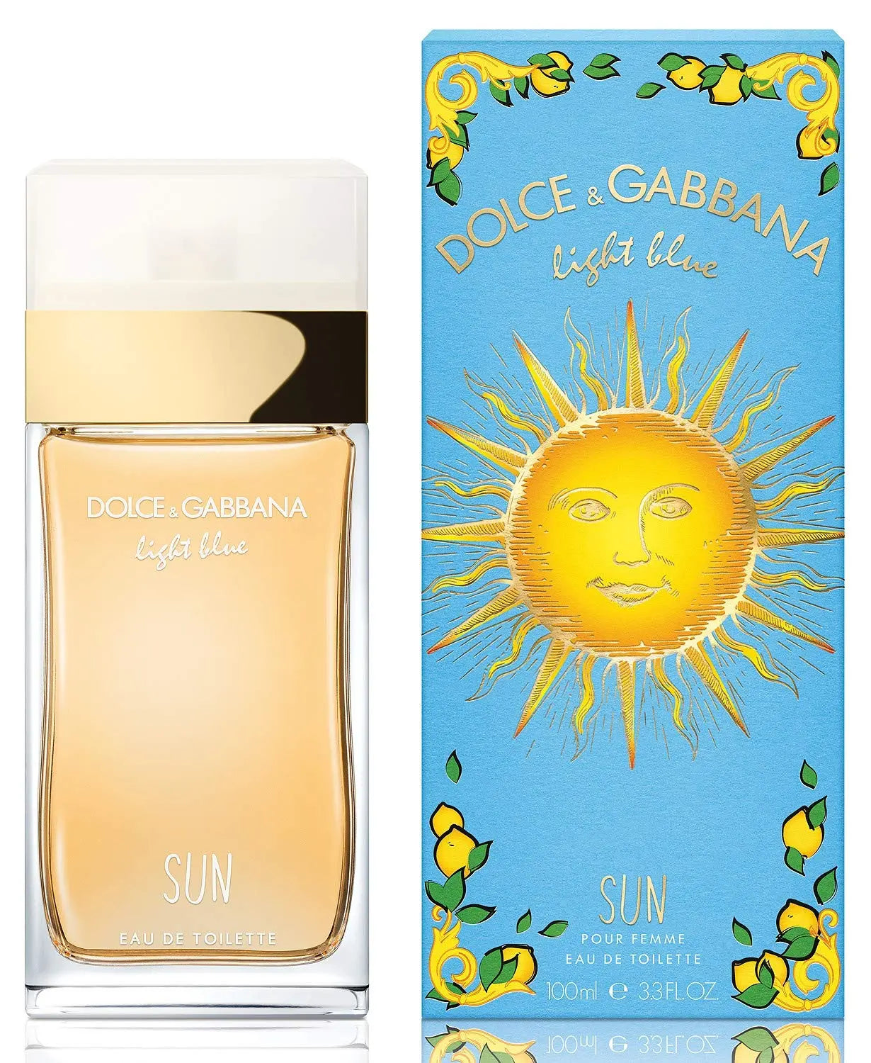 Light Blue Sun By D&G 3.3 oz W EDT Spray - perfumesandrea