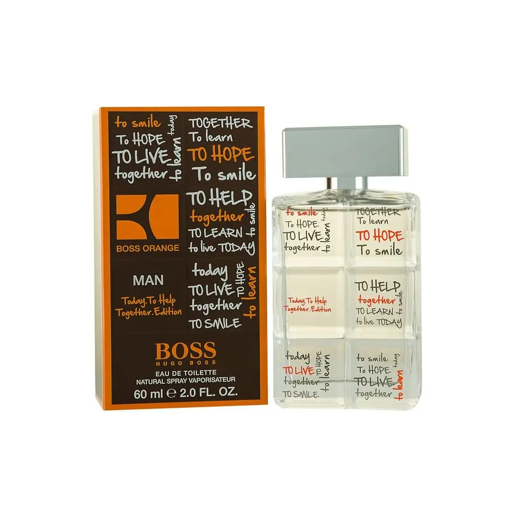 Orange Charity By Hugo Boss For Men 2.0 oz EDT Spray - perfumesandrea
