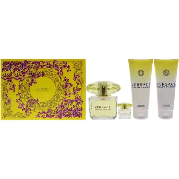 Yellow Diamond Set 4p 3.0 oz W Spray - perfumesandrea